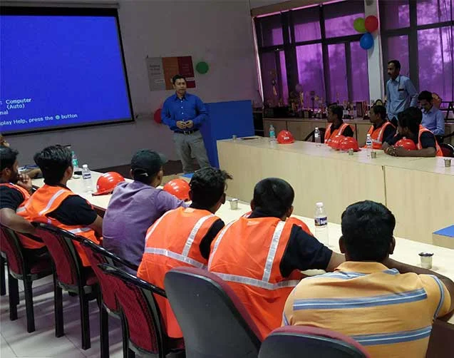 Forklift operator training